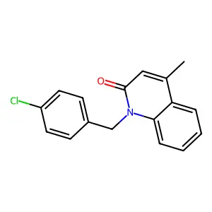 1-(4-Chlorobenzyl)-4-methylquinolin-2(1h)-one structure