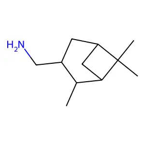 Bicyclo(3.1.1)heptane-3-methanamine, 2,6,6-trimethyl- structure