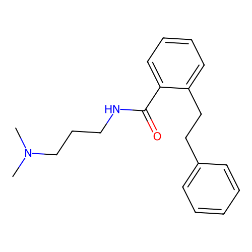 Benzamide, N-[3-(dimethylamino)propyl]-2-(2-phenylethyl)- structure