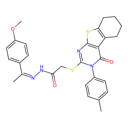 C28H28N4O3S2 structure