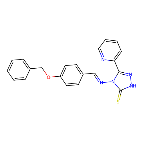 C21H17N5OS structure