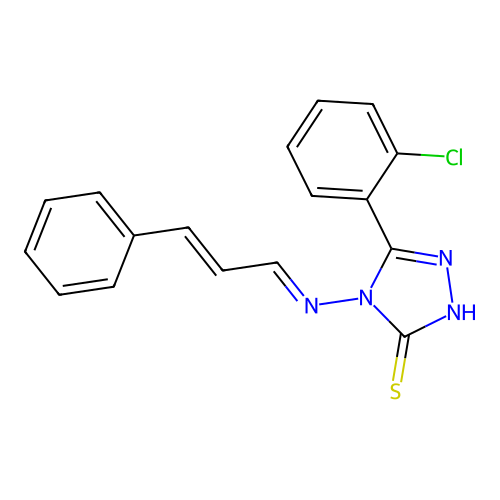 C17H13ClN4S structure