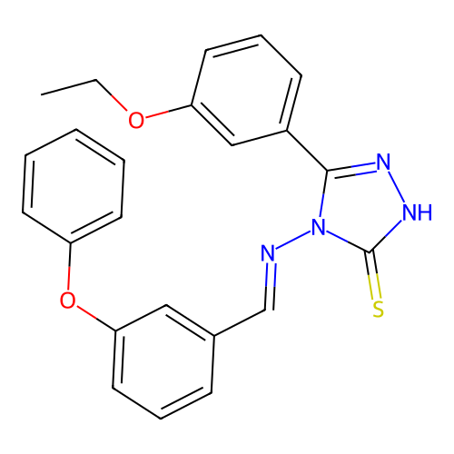 5-(3-Ethoxyphenyl)-4-((3-phenoxybenzylidene)amino)-4H-1,2,4-triazole-3-thiol structure