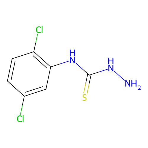 4-(2,5-Dichlorophenyl)-3-thiosemicarbazide structure