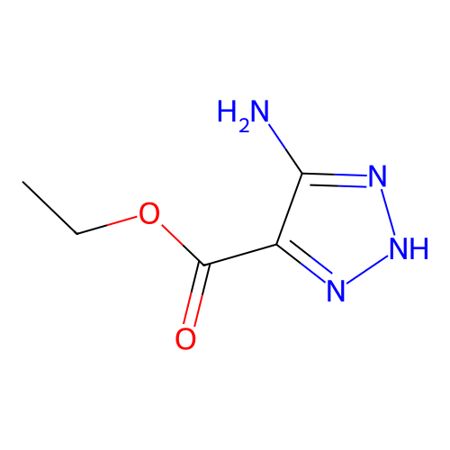 Ethyl 5-amino-2H-triazole-4-carboxylate structure