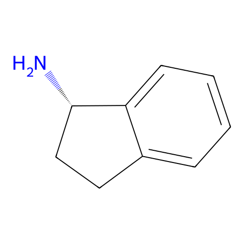 1-Aminoindane, (S)- structure