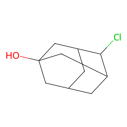 Adamantan-1-ol, 4-chloro- structure