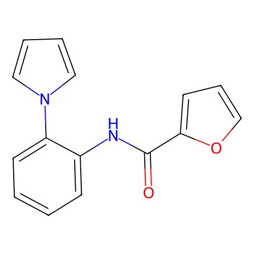 N-[2-(1H-pyrrol-1-yl)phenyl]-2-furamide structure