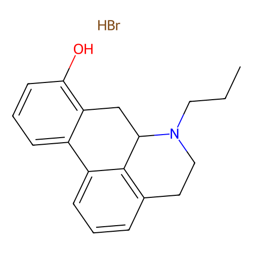 8-hydroxy-N-n-propylnoraporphine structure