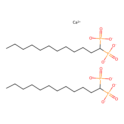 Calcium didodecyl bisphosphonate structure