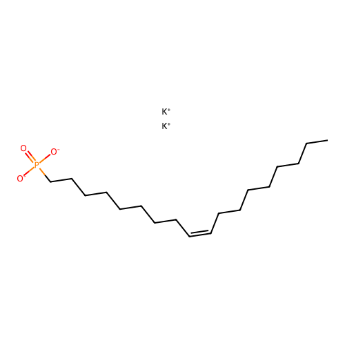 Potassium (Z)-9-octadecenyl phosphonate structure