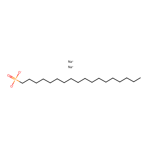 Sodium octadecyl phosphonate structure