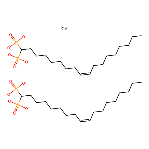 Calcium di((Z)-9-octadecenyl) diphosphonate structure