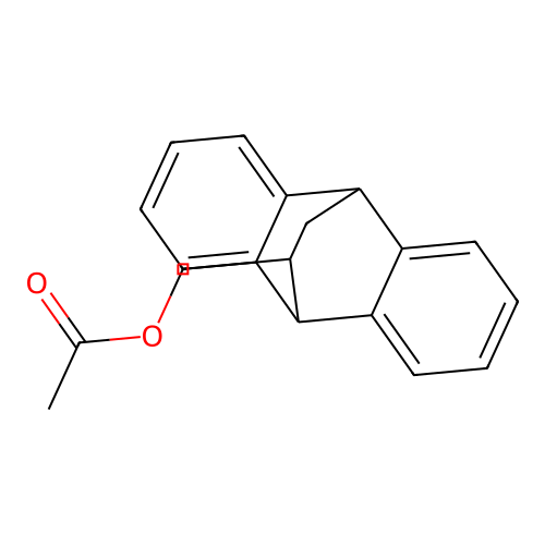 9,10-Dihydro-9,10-ethanoanthracene-11-methanol acetate structure