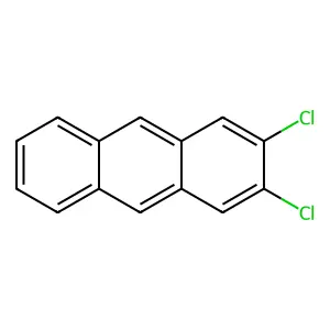 2,3-Dichloroanthracene structure