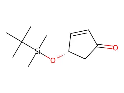 4-((tert-Butyl(dimethyl)silyl)oxy)cyclopent-2-en-1-one structure