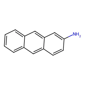 2-Aminoanthracene structure