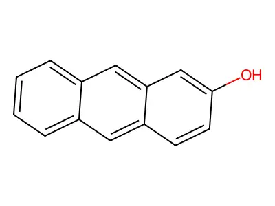2-蒽酚 structure