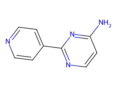2-(Pyridin-4-yl)pyrimidin-4-amine structure