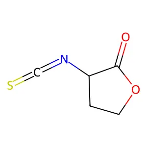 3-Isothiocyanatooxolan-2-one structure