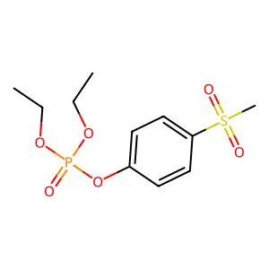 Fensulfothion oxon sulfone structure