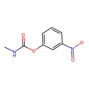N-甲基氨基甲酸3-硝基苯酯 structure