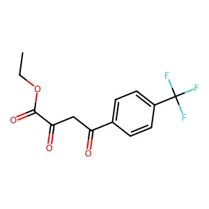Ethyl 2,4-dioxo-4-[4-(trifluoromethyl)phenyl]butanoate structure