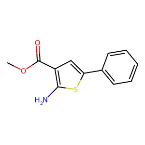 Ethyl 2-amino-5-phenylthiophene-3-carboxylate structure