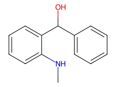 [2-(Methylamino)phenyl](phenyl)methanol structure