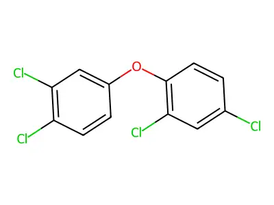 2,3',4,4'-Tetrachlorodiphenyl ether structure
