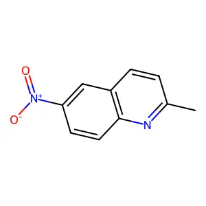 2-Methyl-6-nitroquinoline structure