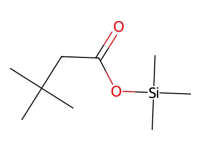 Trimethylsilyl 3,3-dimethylbutanoate structure