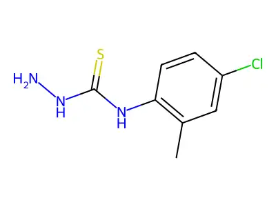 4-(4-Chloro-ortho-tolyl)-3-thiosemicarbazide structure
