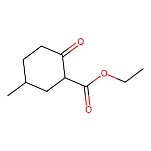 Ethyl 5-methyl-2-oxocyclohexane-1-carboxylate structure