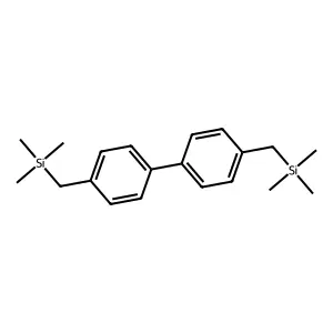 Silane, ((1,1'-biphenyl)-4,4'-diylbis(methylene))bis(trimethyl- structure