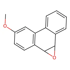 Phenanthro(9,10-b)oxirene, 1a,9b-dihydro-4-methoxy- structure