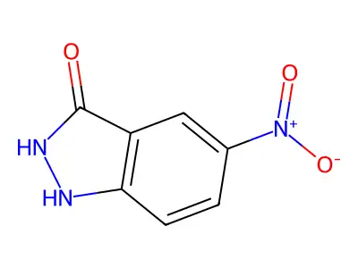 2,3-Dihydro-5-nitro-1H-indazol-3-one structure