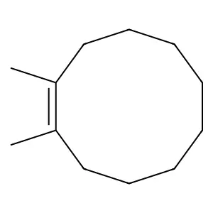 Cyclodecene, 1,2-dimethyl-, (E)- structure