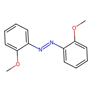 Bis(2-methoxyphenyl)diazene structure