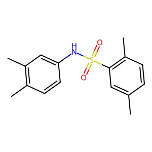 N-(3,4-dimethylphenyl)-2,5-dimethylbenzenesulfonamide structure