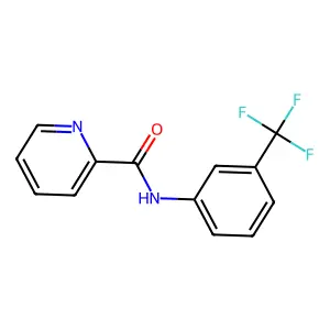 N-(3-(trifluoromethyl)phenyl)pyridine-2-carboxamide structure