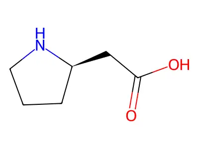 Homoproline, (+)- structure