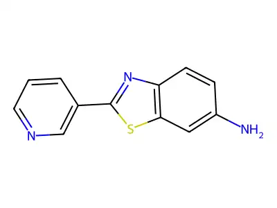2-Pyridin-3-yl-benzothiazol-6-ylamine structure