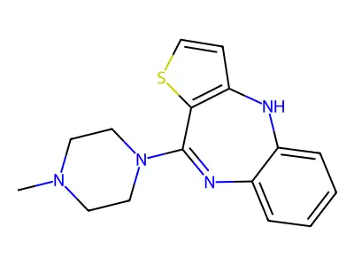 4H-Thieno(3,2-b)(1,5)benzodiazepine, 10-(4-methyl-1-piperazinyl)- structure