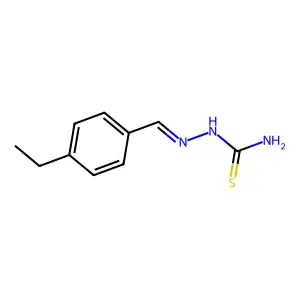 Hydrazinecarbothioamide, 2-[(4-ethylphenyl)methylene]- structure