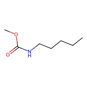 Methyl pentylcarbamate structure