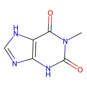 1-Methylxanthine structure