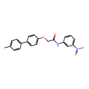 2-[4-(4-methylphenyl)phenoxy]-N-(3-nitrophenyl)acetamide structure