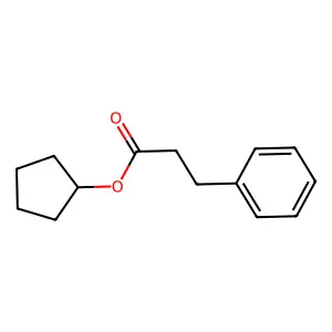 Cyclopentyl 3-phenylpropanoate structure