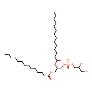 Dimyristoylphosphatidylglycerol structure